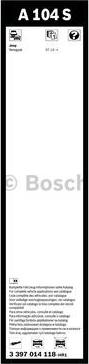 BOSCH 3 397 014 118 - Щетка стеклоочистителя unicars.by