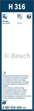 BOSCH 3 397 015 103 - Щетка стеклоочистителя unicars.by