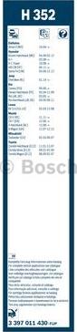 BOSCH 3 397 011 430 - Щетка стеклоочистителя unicars.by