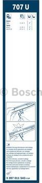 BOSCH 3 397 011 543 - Щетка стеклоочистителя unicars.by