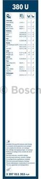 BOSCH 3 397 011 353 - Щетка стеклоочистителя unicars.by