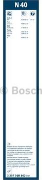 BOSCH 3 397 018 140 - Щетка стеклоочистителя unicars.by