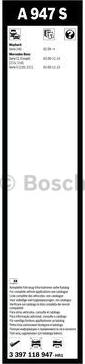 BOSCH 3 397 118 947 - Щетка стеклоочистителя unicars.by