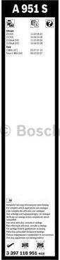 BOSCH 3 397 118 951 - Щетка стеклоочистителя unicars.by