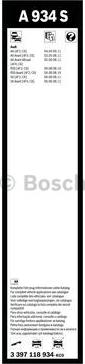 BOSCH 3 397 118 934 - Щетка стеклоочистителя unicars.by