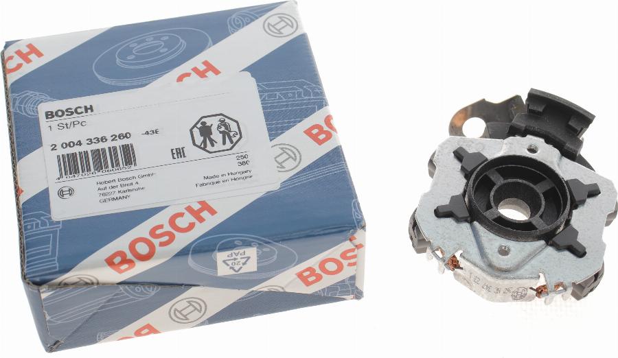 BOSCH 2 004 336 260 - Кронштейн, угольная щетка unicars.by