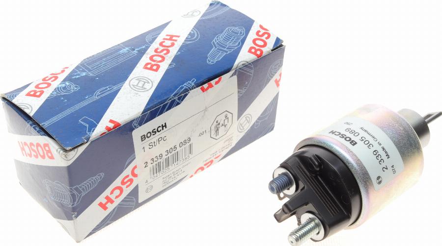 BOSCH 2 339 305 089 - Тяговое реле, соленоид, стартер unicars.by