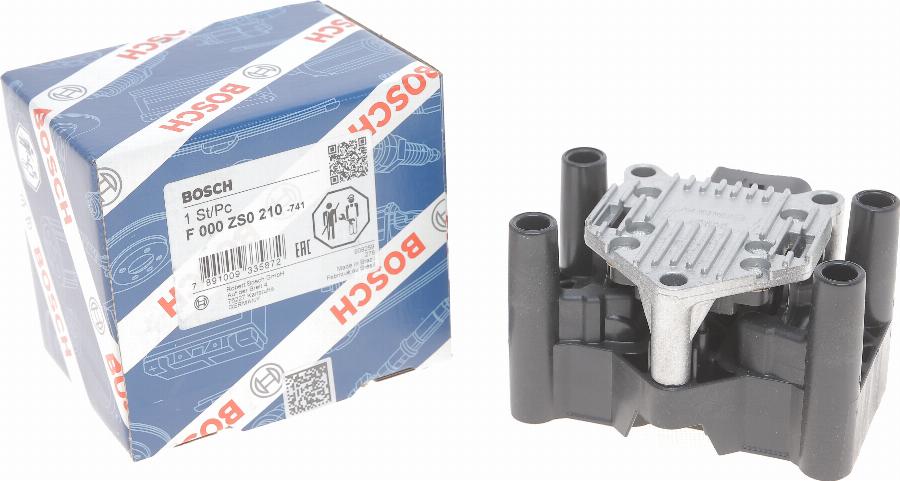 BOSCH F 000 ZS0 210 - Катушка зажигания unicars.by