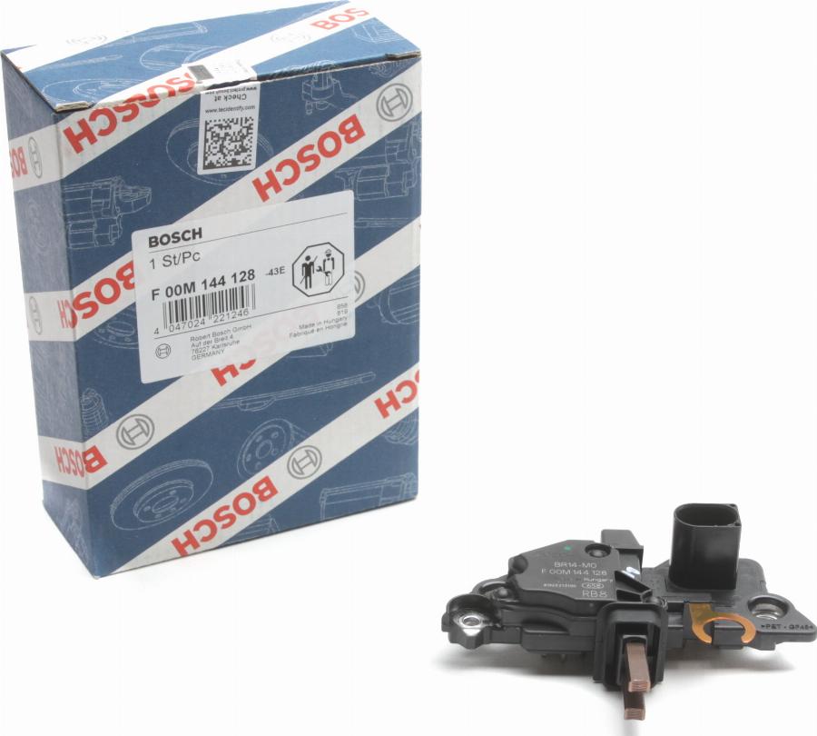 BOSCH F 00M 144 128 - Регулятор напряжения, генератор unicars.by