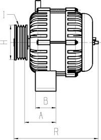 BOSCH F 032 110 619 - Генератор unicars.by