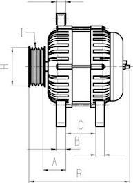 BOSCH F 032 111 626 - Генератор unicars.by