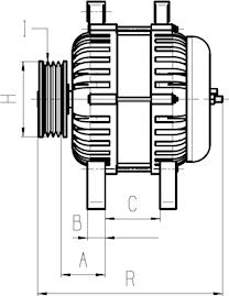 BOSCH F 032 111 884 - Генератор unicars.by