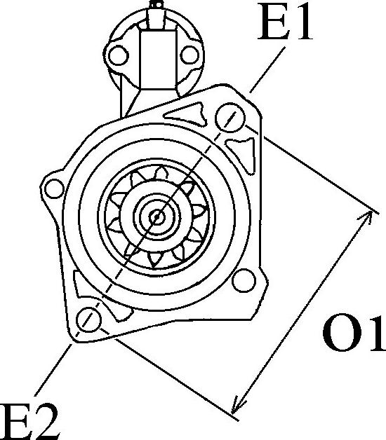 BOSCH F 032 111 273 - Стартер unicars.by