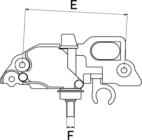 BOSCH F 032 139 044 - Регулятор напряжения, генератор unicars.by