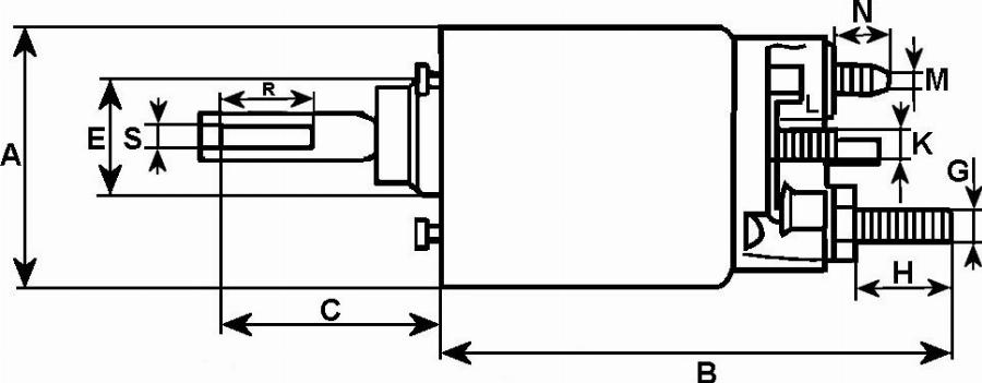 BOSCH F 032 130 301 - Тяговое реле, соленоид, стартер unicars.by