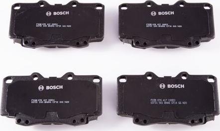 BOSCH F 03B 076 417 - Тормозные колодки, дисковые, комплект unicars.by