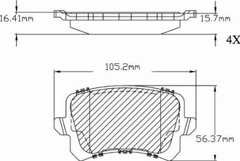 BOSCH F 03B 150 403 - Тормозные колодки, дисковые, комплект unicars.by