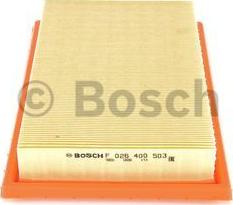 BOSCH F 026 400 503 - Воздушный фильтр, двигатель unicars.by