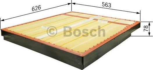 BOSCH F 026 400 094 - Воздушный фильтр, двигатель unicars.by