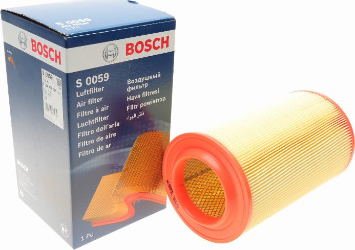 BOSCH F 026 400 059 - Воздушный фильтр, двигатель unicars.by