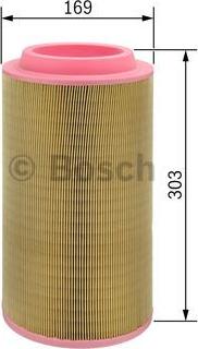 BOSCH F 026 400 059 - Воздушный фильтр, двигатель unicars.by