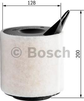 BOSCH F 026 400 018 - Воздушный фильтр, двигатель unicars.by