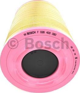 BOSCH F 026 400 080 - Воздушный фильтр, двигатель unicars.by