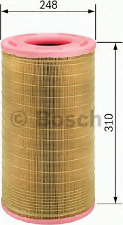 BOSCH F 026 400 074 - Воздушный фильтр, двигатель unicars.by