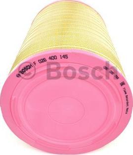 BOSCH F 026 400 145 - Воздушный фильтр, двигатель unicars.by