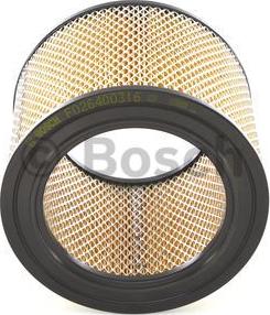 BOSCH F 026 400 316 - Воздушный фильтр, двигатель unicars.by