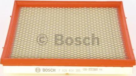 BOSCH F 026 400 385 - Воздушный фильтр, двигатель unicars.by