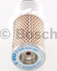 BOSCH F 026 400 337 - Воздушный фильтр, двигатель unicars.by