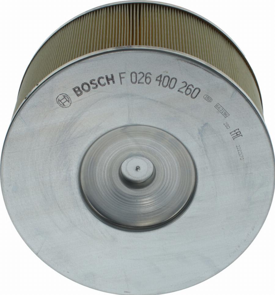 BOSCH F 026 400 260 - Воздушный фильтр, двигатель unicars.by