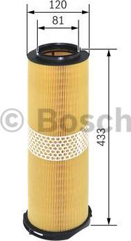 BOSCH F 026 400 205 - Воздушный фильтр, двигатель unicars.by