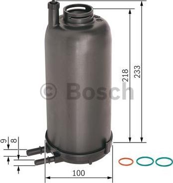 BOSCH F 026 402 045 - Топливный фильтр unicars.by