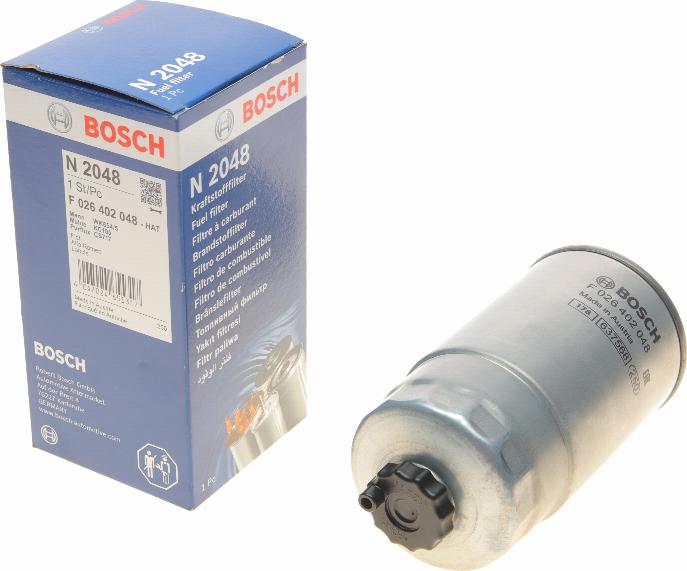 BOSCH F 026 402 048 - Топливный фильтр unicars.by