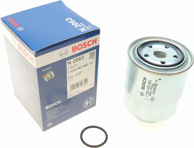 BOSCH F 026 402 063 - Топливный фильтр unicars.by