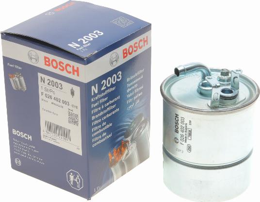 BOSCH F 026 402 003 - Топливный фильтр unicars.by