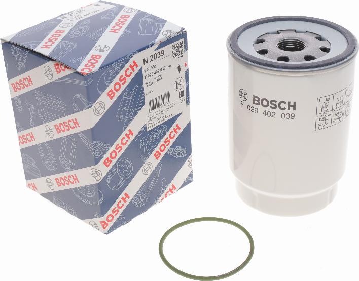 BOSCH F 026 402 039 - Топливный фильтр unicars.by