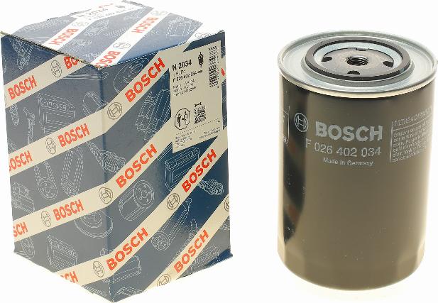 BOSCH F 026 402 034 - Топливный фильтр unicars.by