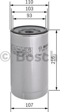 BOSCH F 026 402 143 - Топливный фильтр unicars.by