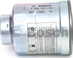 BOSCH F 026 402 110 - Топливный фильтр unicars.by