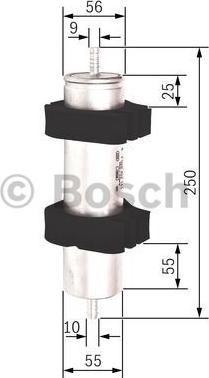 BOSCH F 026 402 111 - Топливный фильтр unicars.by