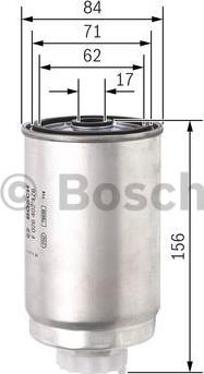 BOSCH F 026 402 176 - Топливный фильтр unicars.by