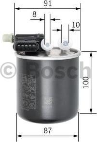 BOSCH F 026 402 844 - Топливный фильтр unicars.by