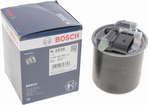 BOSCH F 026 402 836 - Топливный фильтр unicars.by