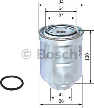 BOSCH F 026 402 830 - Топливный фильтр unicars.by