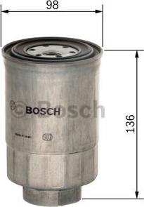 BOSCH F 026 402 831 - Топливный фильтр unicars.by