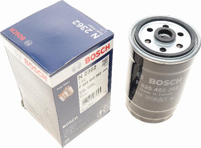 BOSCH F 026 402 362 - Топливный фильтр unicars.by