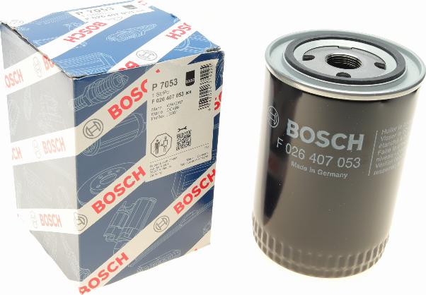 BOSCH F 026 407 053 - Масляный фильтр unicars.by